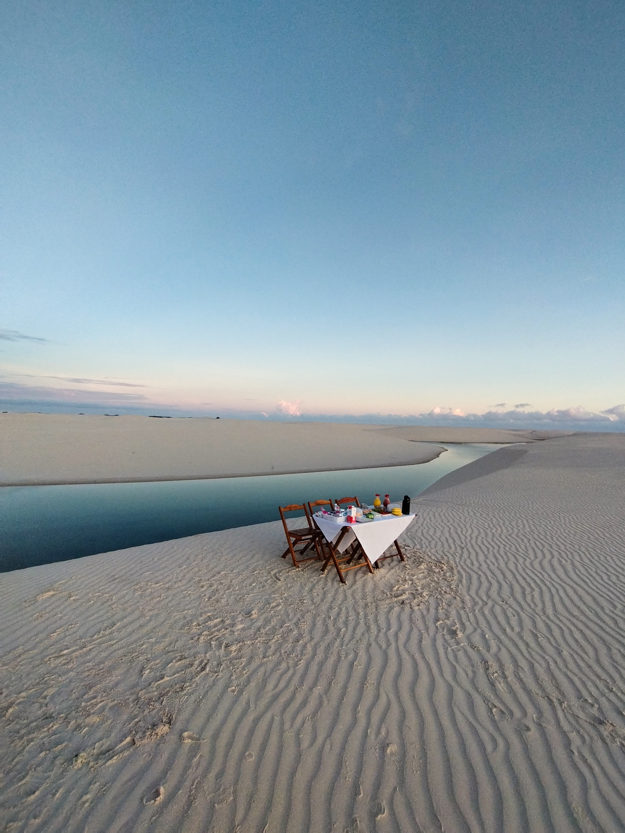 Nascer do Sol com café da manhã nos Lençóis Maranhenses